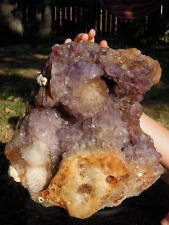 21.6 LB Natural One-of-a-Kind Amethyst Geode Quartz Crystal Cluster  picture