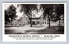 Martinsville IN-Indiana, Martinsville Mineral Springs, Antique, Vintage Postcard picture