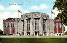 Toledo OH-Ohio, U.S. Naval Reserve, Bay View Park, Vintage c1950 Postcard  -A35 picture