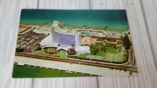 Miami Beach FL- Florida, Aerial Fontainebleau Hotel, Vintage Postcard picture