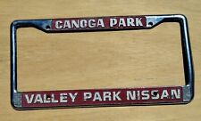 Valley Park Nissan / Canoga Park Dealership License Plate Frame picture