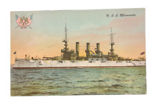 USS Minnesota Antique 1909 Postcard picture