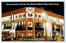 c1950's Get Involved With The Toy National Bank Building Sioux Iowa IA Postcard picture