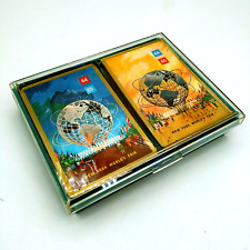 VTG 1964-65 New York Worlds Fair Starcraft 2 pack Playing Card decks souvenir picture