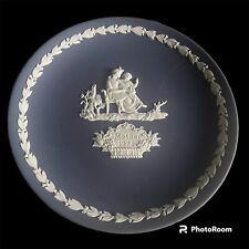 wedgwood portland blue jasperware mothers day 1975 plate picture