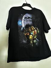Marvel The Avengers Infinity War T Shirt Thanos Gauntlet Size L picture