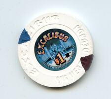 1.00 Chip from the Excalibur Casino Las Vegas Nevada Small Inlay picture