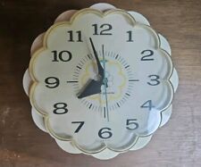 VINTAGE WALL CLOCK ATOMIC DAISY GENERAL ELECTRIC 2150 TESTED WORKS Nice 7