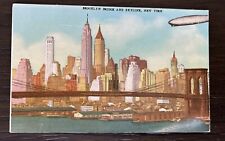 New York 1930s / Panorama With Zeppelin  picture