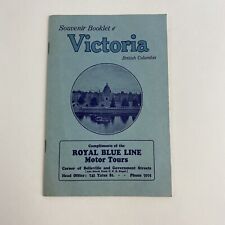 Antique Vintage Brochure Victoria British Columbia History Advertising 1929 picture