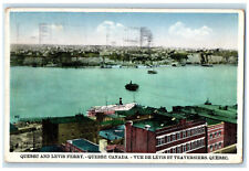 1927 View of Quebec and Levis Ferry Quebec Canada Posted Vintage Postcard picture