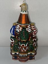 ST BASIL'S CATHEDRAL BASILIUS MOSCOW LANDMARK OLD WORLD BLOWN GLASS ORNAMENT picture