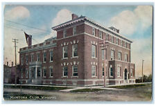 c1910 Manitoba Club Building Winnipeg Manitoba Canada Unposted Antique Postcard picture