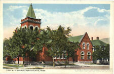 North Platte,NE First M. E. Church Lincoln County Nebraska Antique Postcard picture