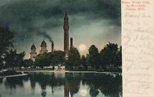 DETROIT MI - Water Works Park By Moonlight - udb (pre 1908) picture