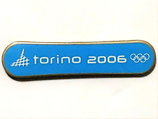 2006 Torino Olympics Blue Snowboard Snowboarding Hat Pin Lapel Pin picture