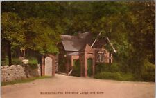 Charlottesville VA-Virginia, Monticello Entrance Lodge & Gate Vintage Postcard picture