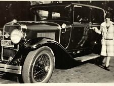 AgD) Found Photo Photograph 1928 Woman Posing Old Large La Salle Car California  picture