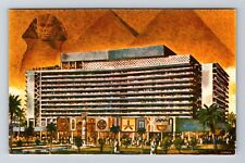 Cairo-Egypt, Nile Hilton, Advertising, Vintage Postcard picture