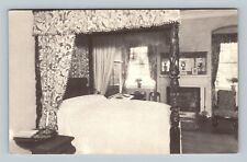 Arlington National Cemetery VA, Lee Mansion, Bedroom, Virginia Vintage Postcard picture