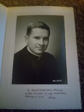Vintage Rev. Photo With Note 1956 Religious picture