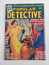 Popular Detective Pulp Magazine May 1937 