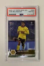 2020-21 Topps Now UCL JUDE BELLINGHAM Rookie Card RC #2 #002 PSA 10b picture