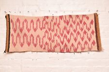 Antique Navajo Rug Textile Native American Indian 38x15 Weaving Vintage Unique picture