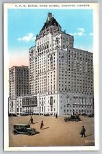 C.P.R. Royal Park Hotel. Vintage Toronto Postcard picture