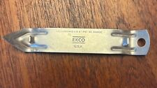 EKCO Metal Can Bottle Opener Safe Edge Can Piercer Vintage Chicago USA 3.75