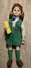 Vintage Avon Tender Memories Girl Scout Doll With Cookie Box picture