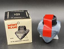 Montblanc Bottle Of BLACK Fountain Pen Ink - Vintage, Made In Germany. picture