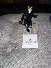 NIB Swarovski Warner Bros. Catwoman DC Comics Black Crystal Figurine #5633660 picture
