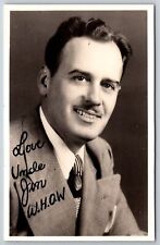 Clinton Illinois~Uncle Jim Williams? Portrait~WHOW Radio Kids Show~1950 RPPC picture