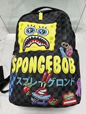 Sprayground Spongebob Anime  Backpack . Super Fine Condition Limited Edition. picture