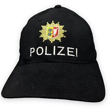 German Polizei Hat Cap Adult Blue Strapback Embroidered Crest Schleswig-Holstein picture