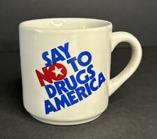 Peoples Drug Vintage Coffee Mug ‘Say No To Drugs America’ Eli Barry Synanon picture