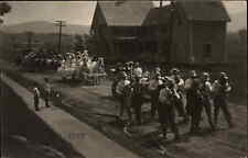 Canaan NH Fourth of July Parade  Musicians c1913 Real Photo Postcard picture