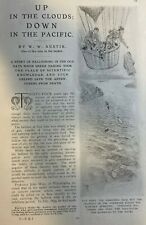 1908 Air Travel Ballooning W W Austin illustrated picture
