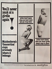 1965 Ladies Home Journal Ad MAIDENFORM You'll Never Yank at a Girdle Again picture