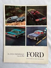 1964 Ford Full Size Total Performance Sales Brochure Catalog Galaxie 500 picture