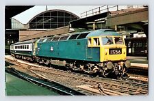 Postcard British Railroad Train Newcastle Station UK 1980s Unposted Chrome picture