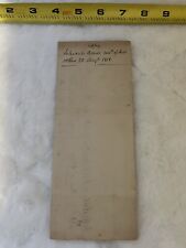 Antique Bonds And Bills Audit Statement 1818 Document  picture