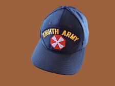 U.S MILITARY EIGHTH 8TH ARMY HAT U.S MILITARY OFFICIAL BALL CAP U.S.A MADE  picture