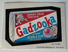 1979 Topps Wacky Packages Rerun Series 1 #9 Gadzooka picture