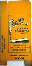 Circa 1920's Roll-O Cigarette Tobacco Box - Danville, Virginia - NEW OLD STOCK picture