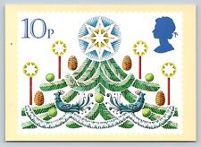c1980 Postcard Reproduced From England Stamp Design 10p 6x4