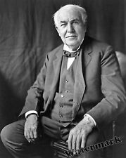 Photograph Inventor Thomas Edison 1922 Portrait  8x10 picture