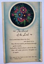 Antique Religious Poem Postcard The Secret Of The Lord Sunshine Line Anderson picture