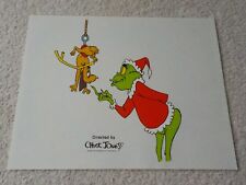 Original GRINCH & Max Chuck Jones Cartoon Serigraph SeriCel Cel Cell Scarce RARE picture